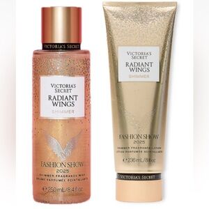 VS RADIANT WINGS SHIMMER MIST/LOTION NWT